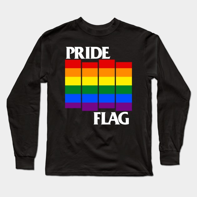 Pride Flag Long Sleeve T-Shirt by WithinSanityClothing